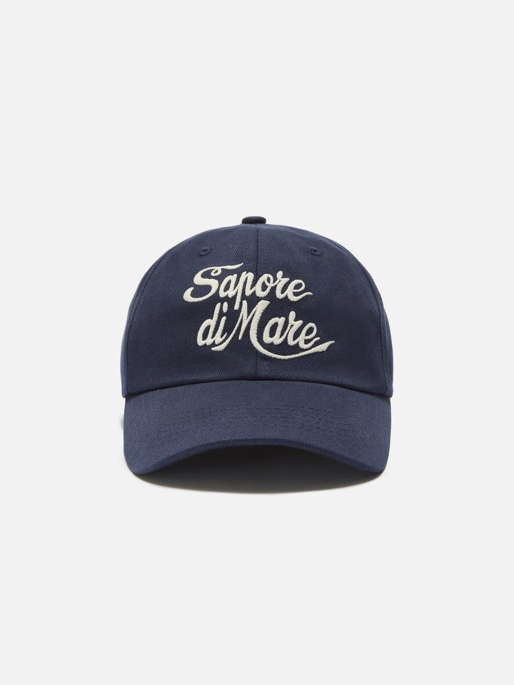 Cappellino Baseball con visiera in cotone blu e ricamo Sapore di Sale | Special Edition