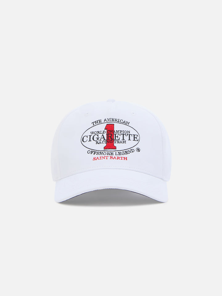 Gorra de béisbol con visera en blanco con bordado Cigarette | CIGARETTE SPECIAL EDITION 