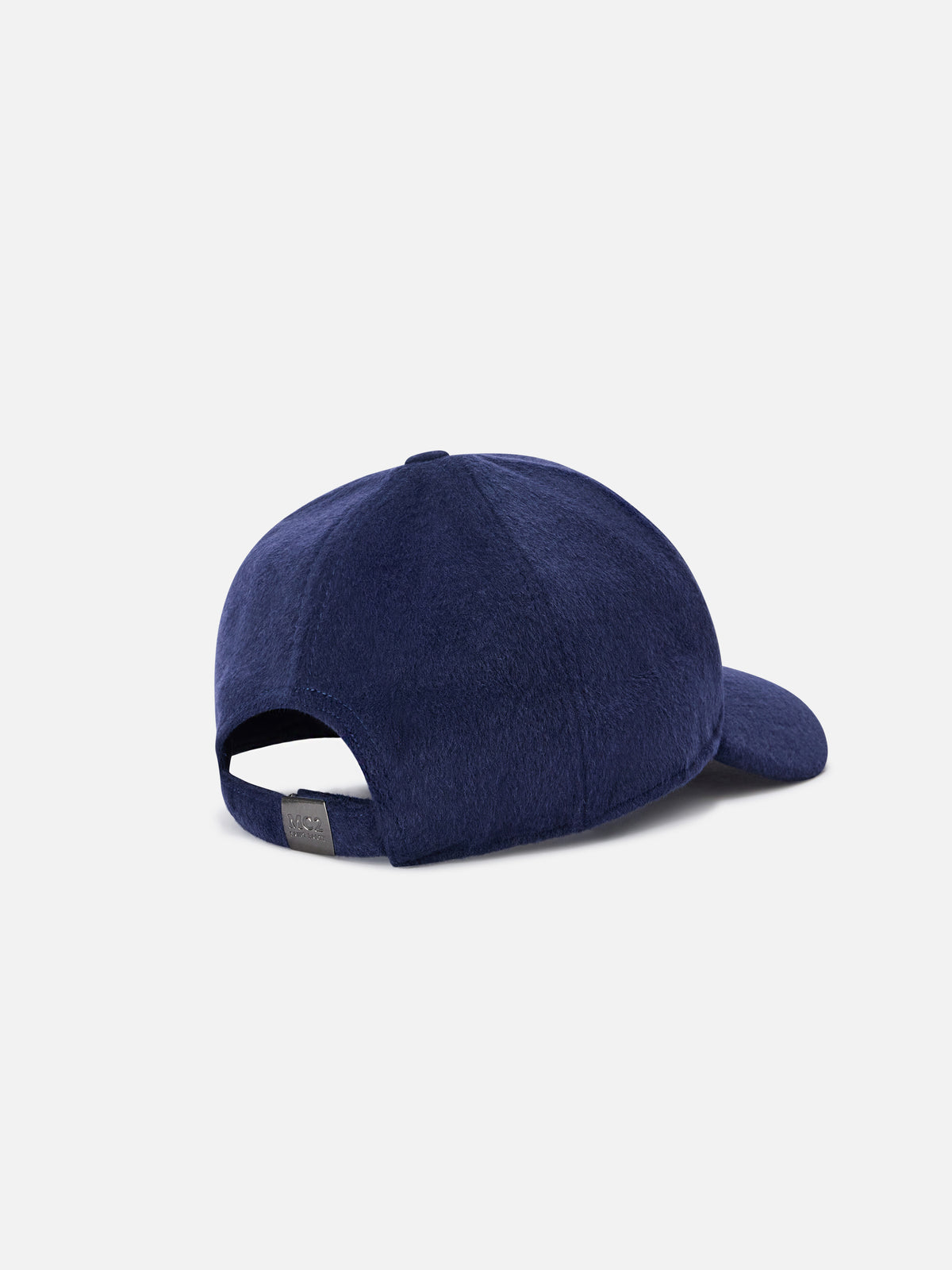 Casquette en feutre bleu marine blue Baseball avec broderie monogramme SB 