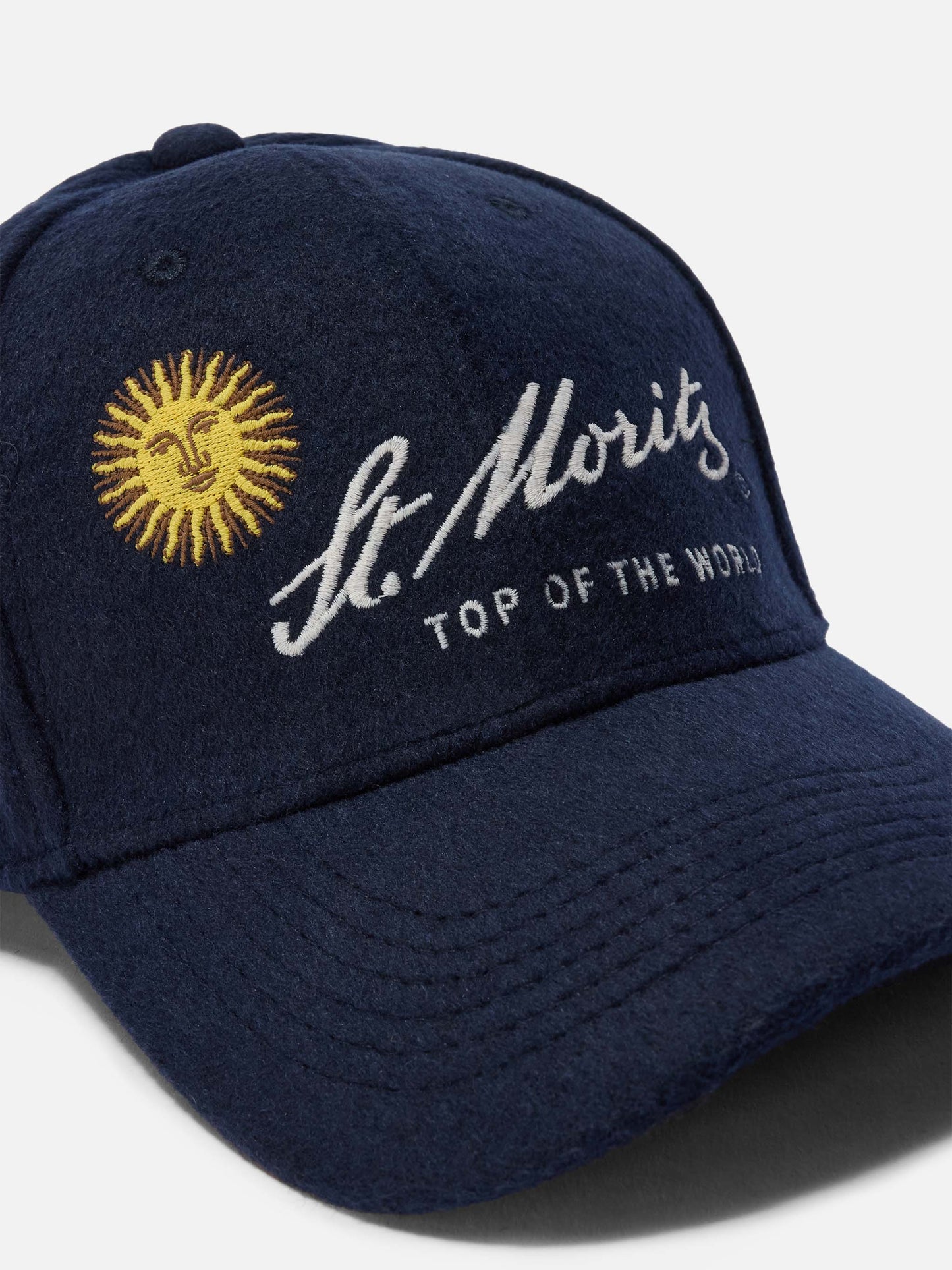 Baseballkappe aus Wollmischung mit St. Moritz-Stickerei | ST. MORITZ TOP OF THE WORLD SONDEREDITION