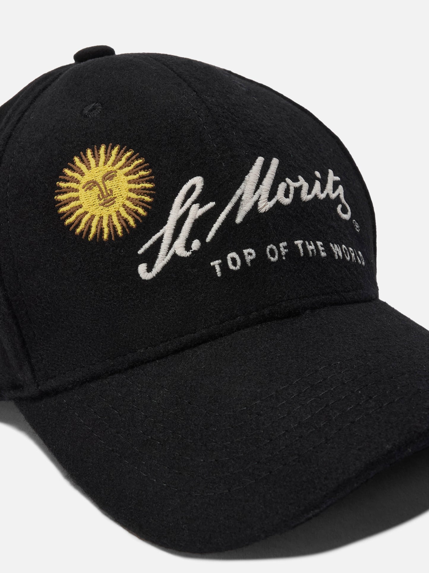 Baseballkappe aus Wollmischung mit St. Moritz-Stickerei | ST. MORITZ TOP OF THE WORLD SONDEREDITION