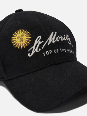 Baseballkappe aus Wollmischung mit St. Moritz-Stickerei | ST. MORITZ TOP OF THE WORLD SONDEREDITION