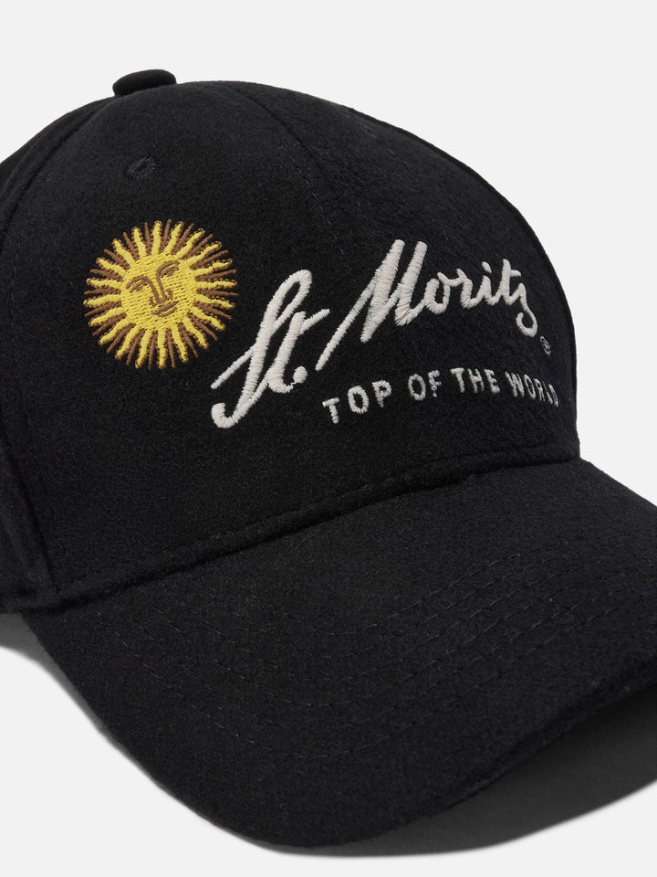 Baseballkappe aus Wollmischung mit St. Moritz-Stickerei | ST. MORITZ TOP OF THE WORLD SONDEREDITION