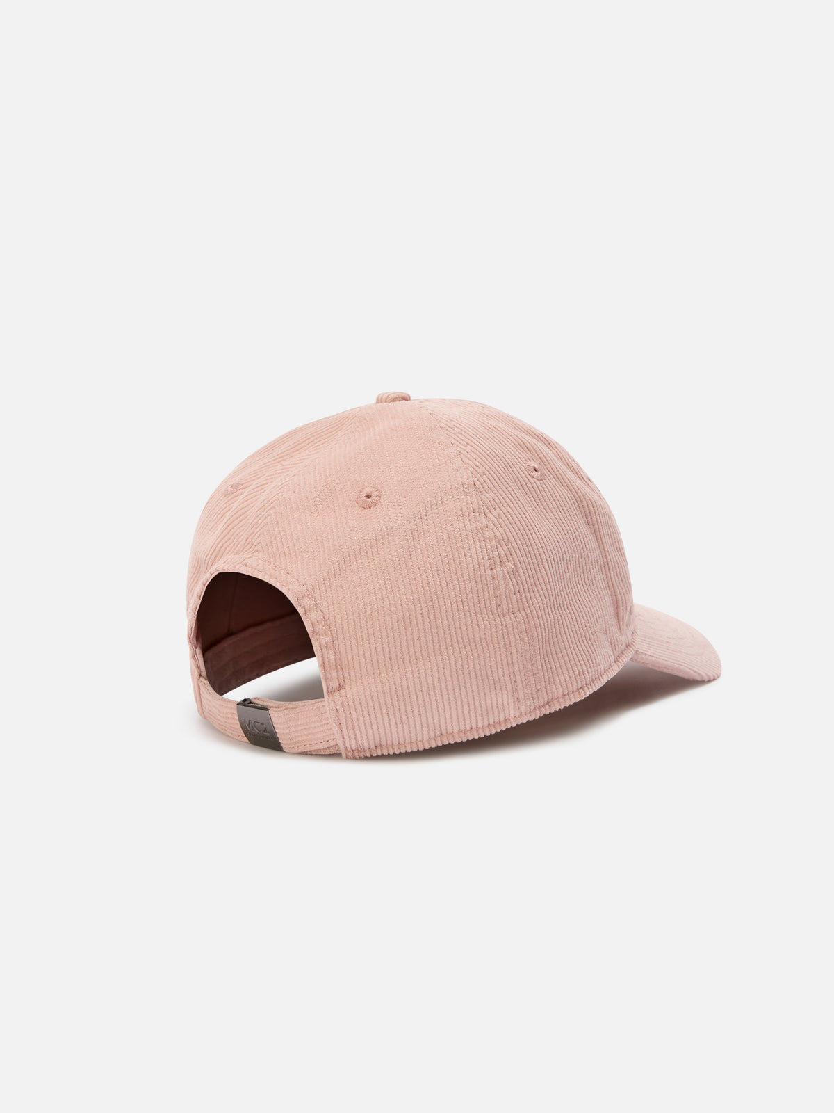 Rosa Baseball Kappe aus Cord mit Logostickerei 