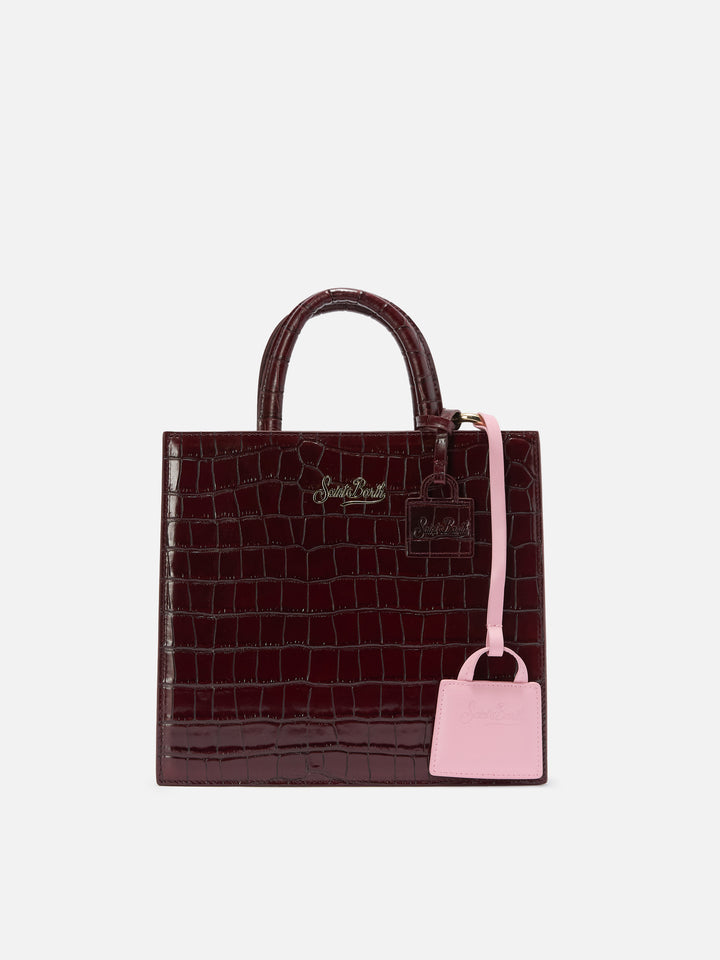 Bag Charm a borsa in pelle rosa