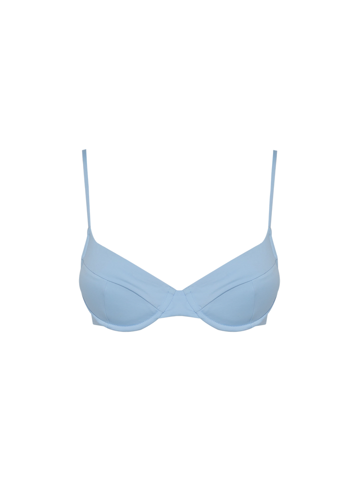 Bea underwired light blue bralette - MC2 Saint Barth