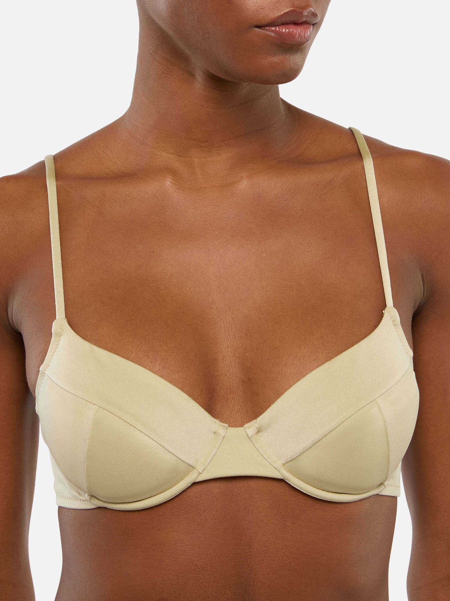 Bikini a bralette Bea Virgo in oro