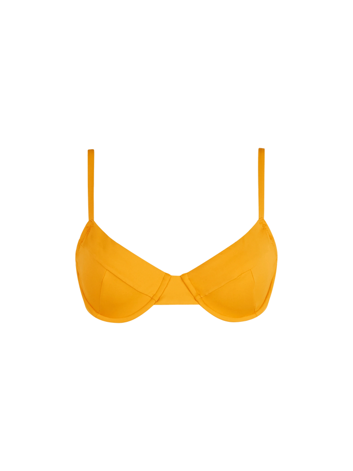 Bralette da bagno Bea ocra