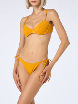 Woman ochre underwired bralette bikini Bea Marielle