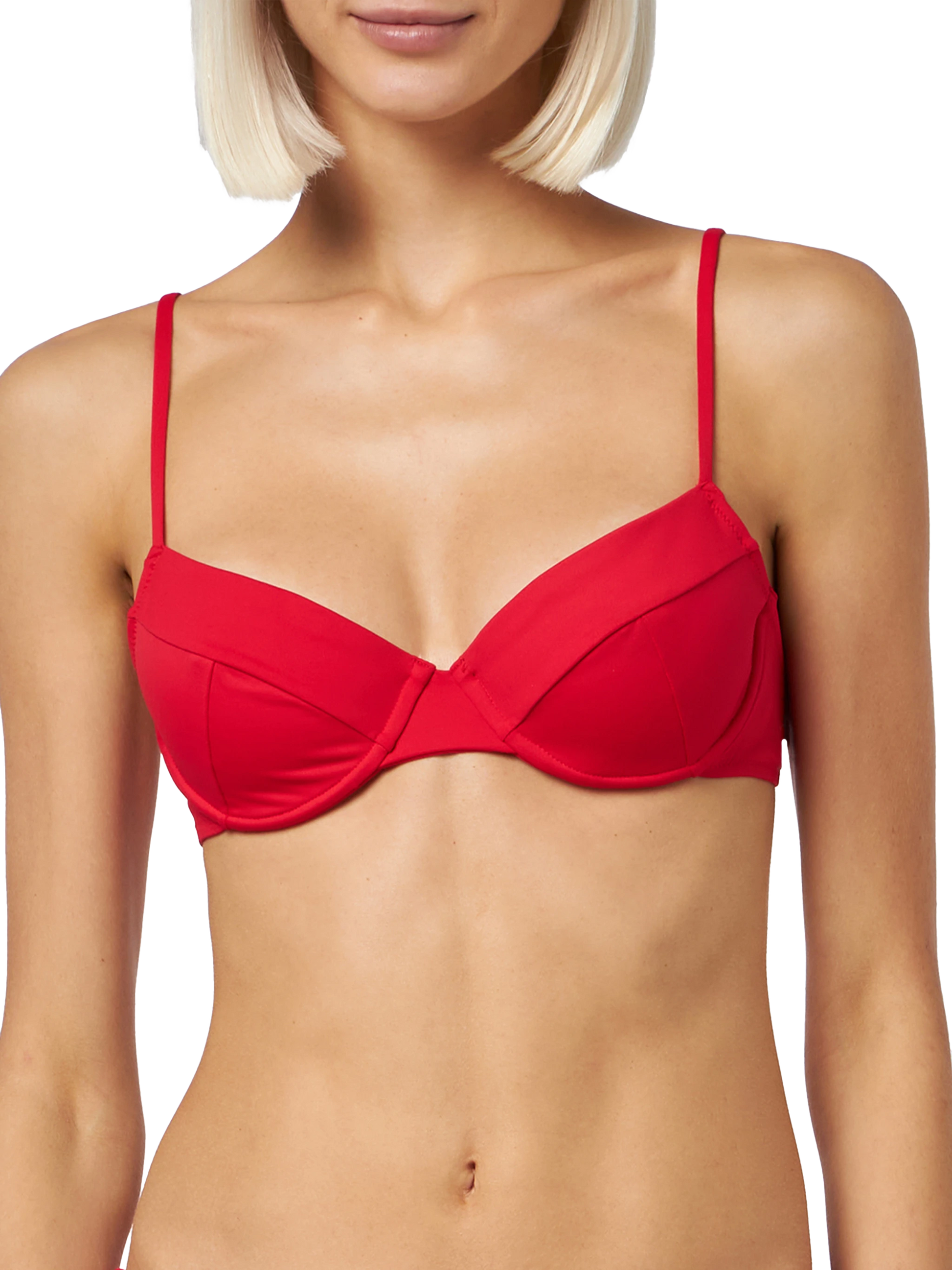 Bralette rossa Bea con ferretto – MC2 Saint Barth