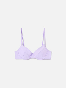 Top de bikini bralette con aro Lilac Bea 