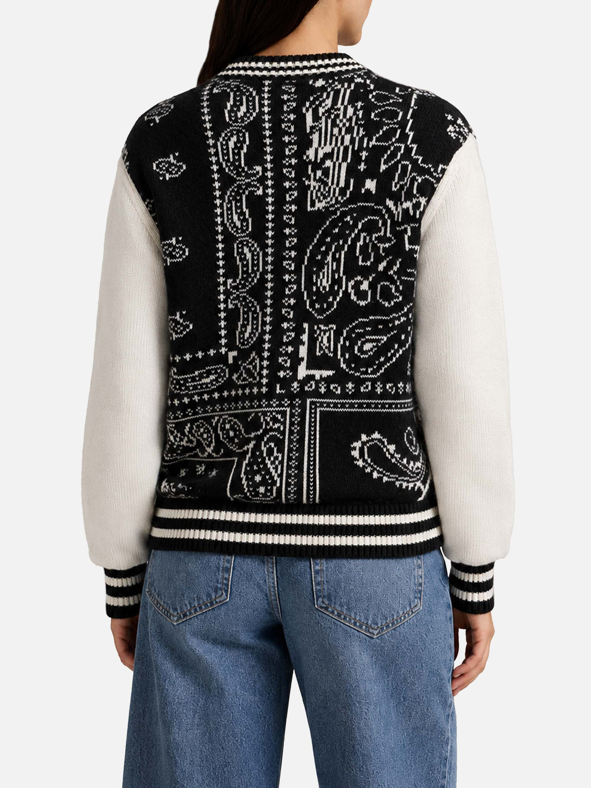 College-Jacke Benjamin mit Bandana-Print 