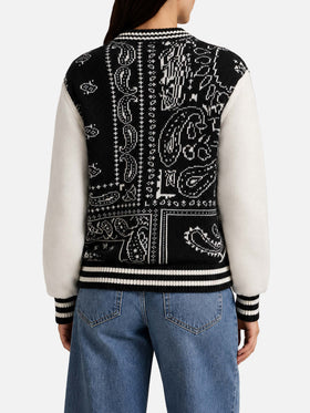 College-Jacke Benjamin mit Bandana-Print 