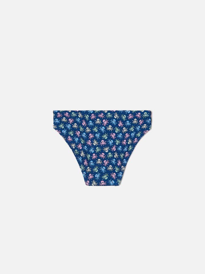 Slip mare Billy con stampa all-over polipi