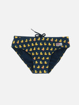 Boy swim briefs Billy with Ducky print