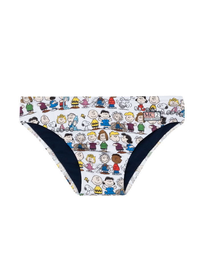 Boy swim briefs Billy with Peanuts team print | SNOOPY PEANUTS® SPECIAL EDITION - MC2 Saint Barth