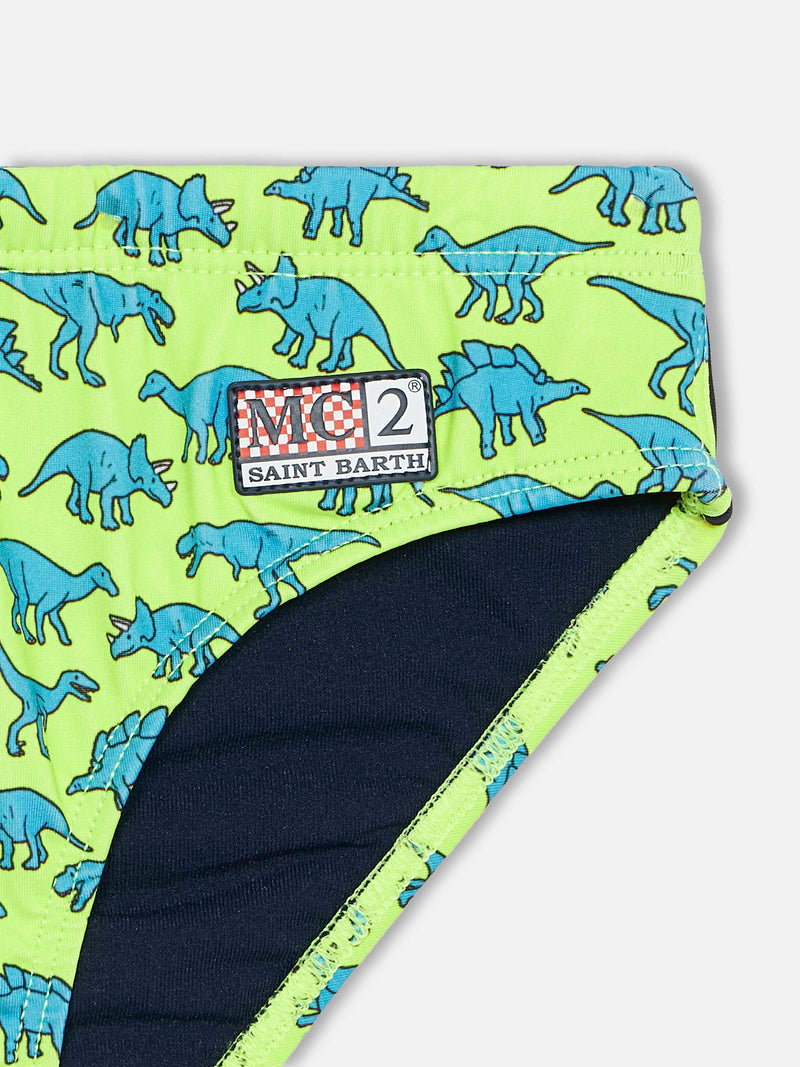 Slip mare bambino Billy con stampa dinosauri