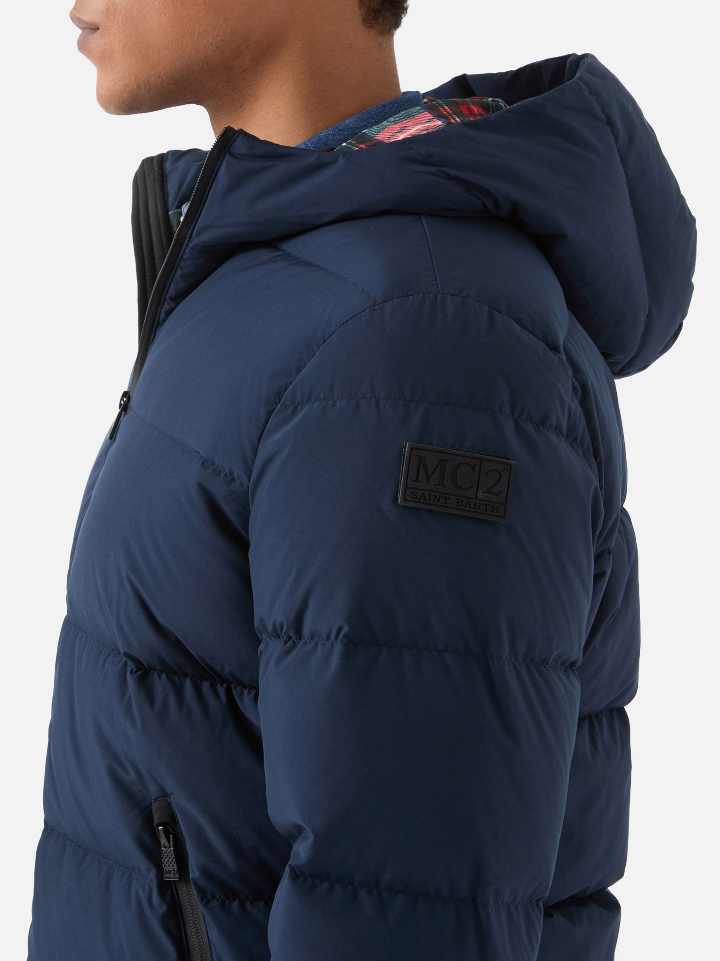 Hooded down padded jacket Snoopy print | Peanuts Special Edition