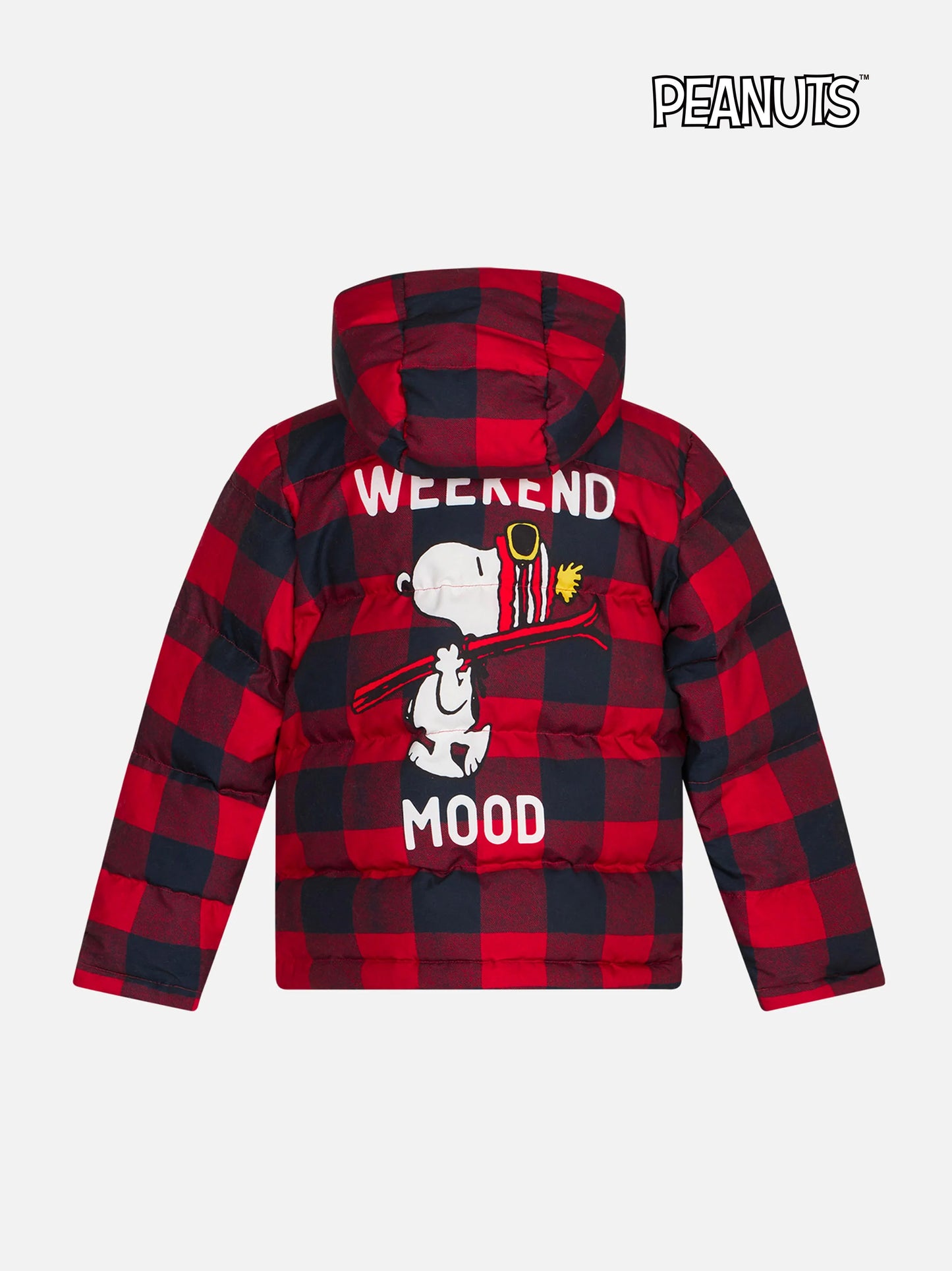 Kid hooded down padded jacket Snoopy print | Peanuts Special Edition