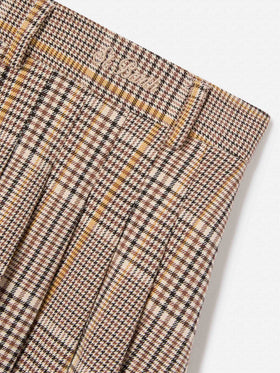 Beiger Blay-Flanellrock mit Tartanmuster 