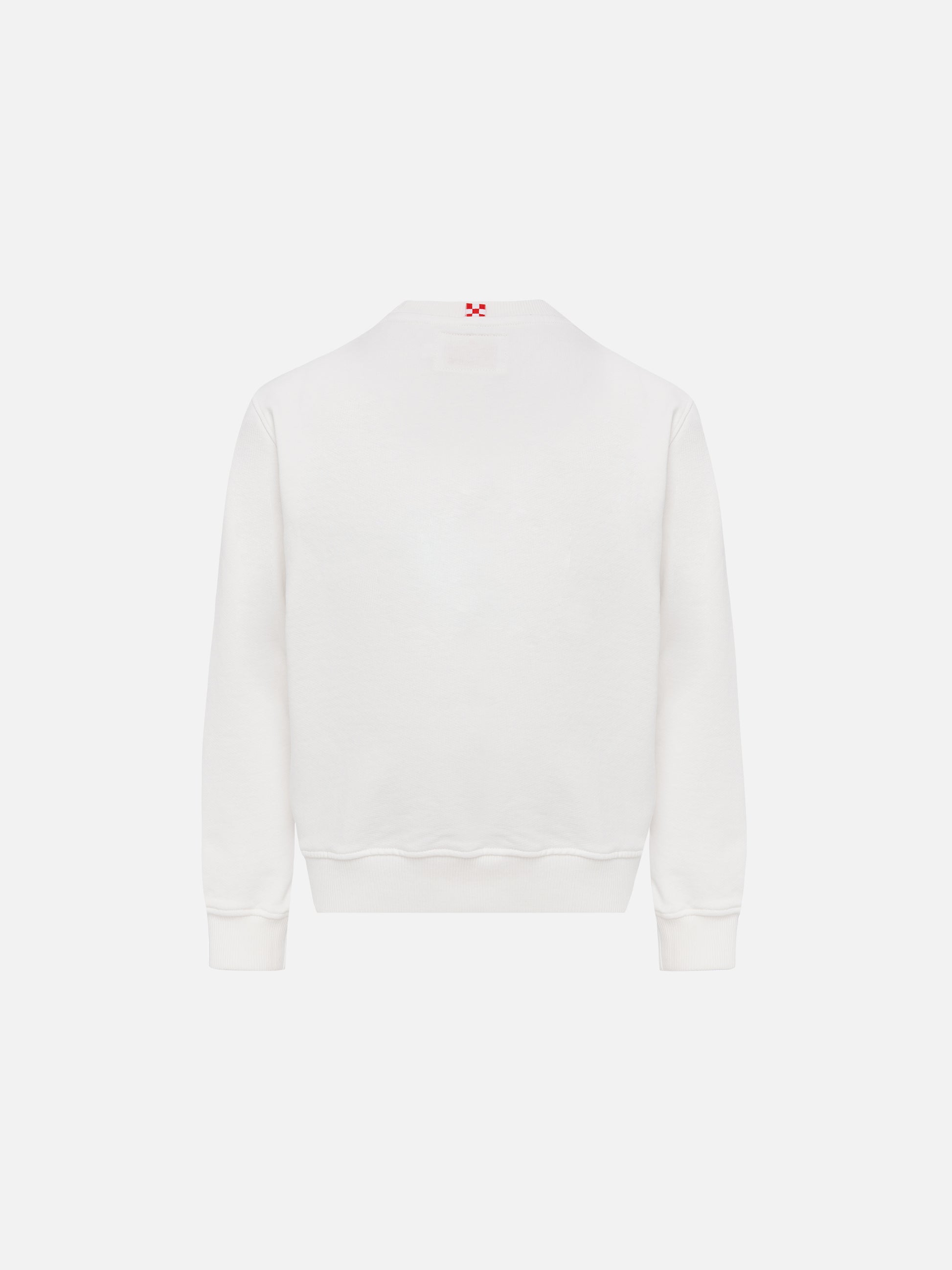 Boy sweatshirt Bobby with St. Barth print and terry crab patch - MC2 Saint Barth