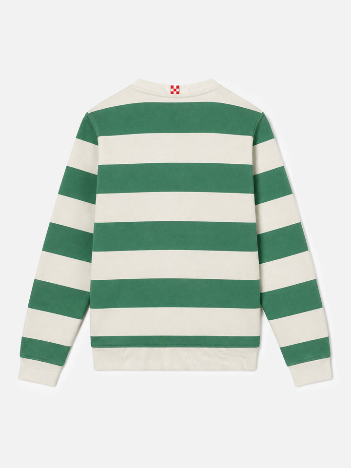 Gestreiftes Sweatshirt Bobby für Jungen mit St. Barth-Stickerei 