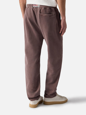 Braune Trainingshose Bolt mit Vintage-Behandlung