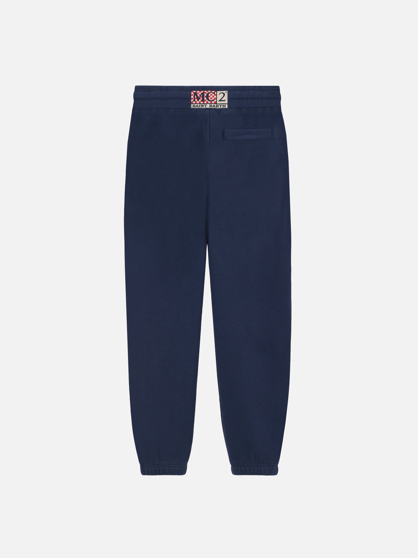 Navy blue cotton track pants Bolt Jr