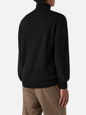 Dolcevita Bond in lana merino e cashmere nero