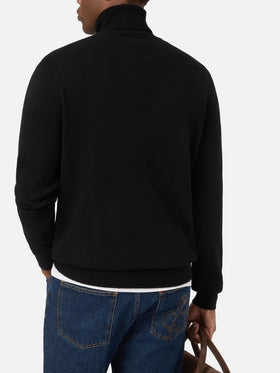 Black Bond cashmere turtleneck