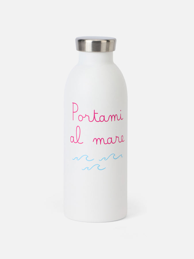 Mc2 Saint Barth 24Bottles500ml bottle with Portami al Mare print | 24 BOTTLES SPECIAL EDITION