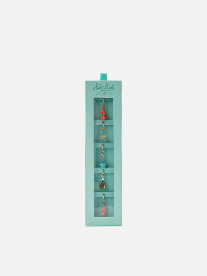 Set di charms per bikini con pendenti a tema marino