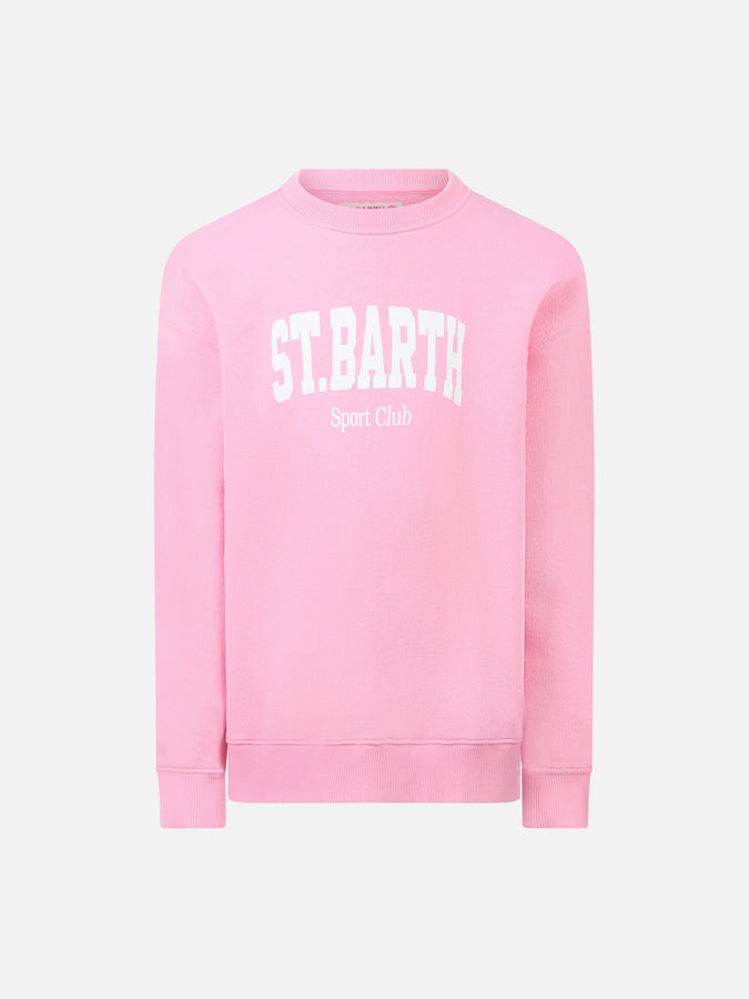 Mc2 Saint Barth Girl sweatshirt Briony with multicolor Saint Barth terry patch