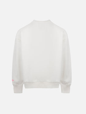 Girl crewneck sweatshirt Briony with Tweety print | WARNER BROS SPECIAL EDITION - MC2 Saint Barth