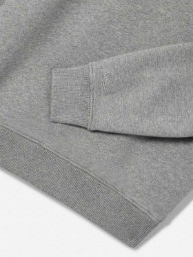 Sweat-shirt gris en mélange de coton avec imprimé flock Birichina Briony 