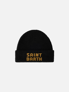 Bonnet noir Berry avec patch logo 