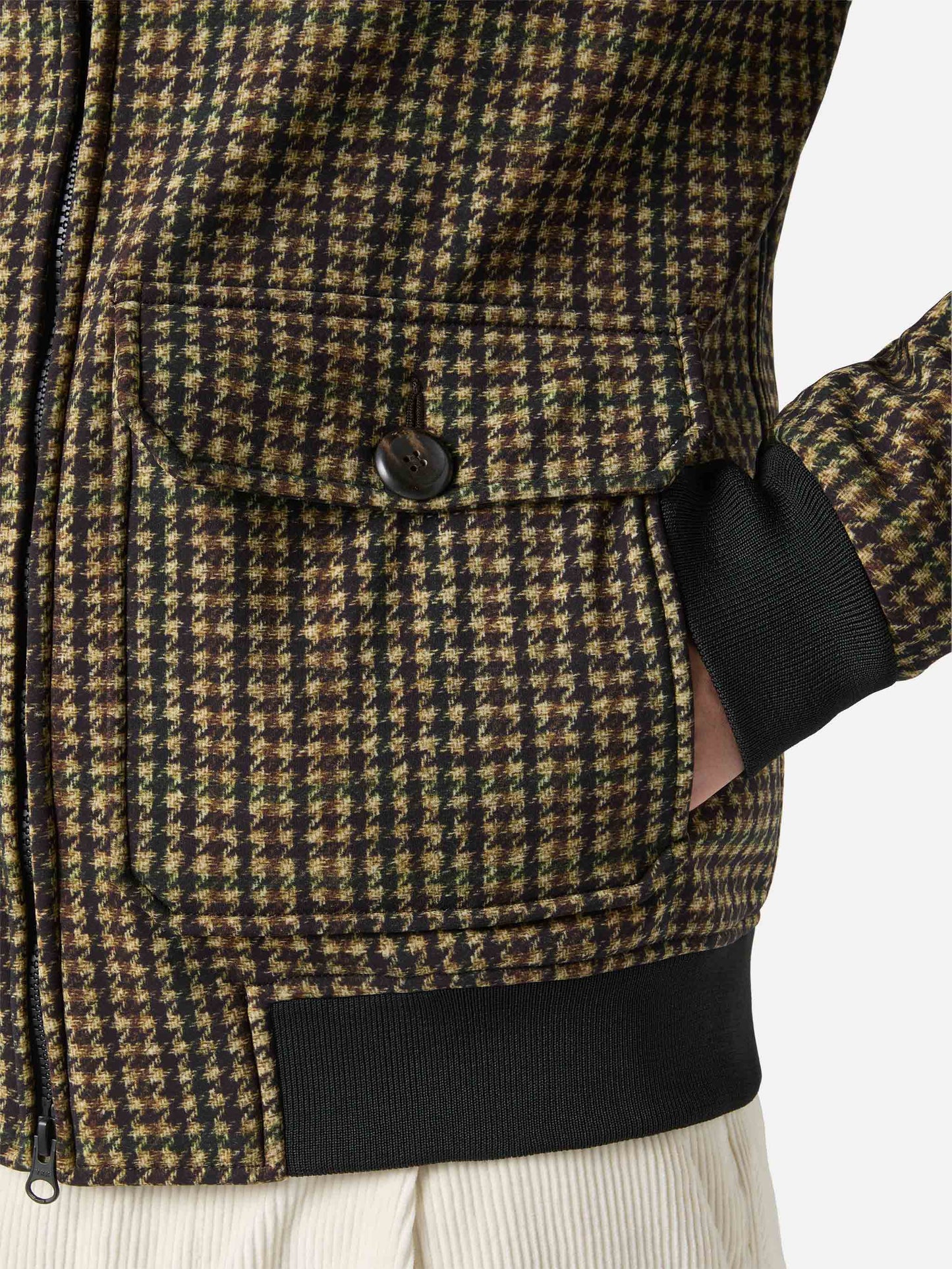 Giacca termica Byron con stampa pied de poule