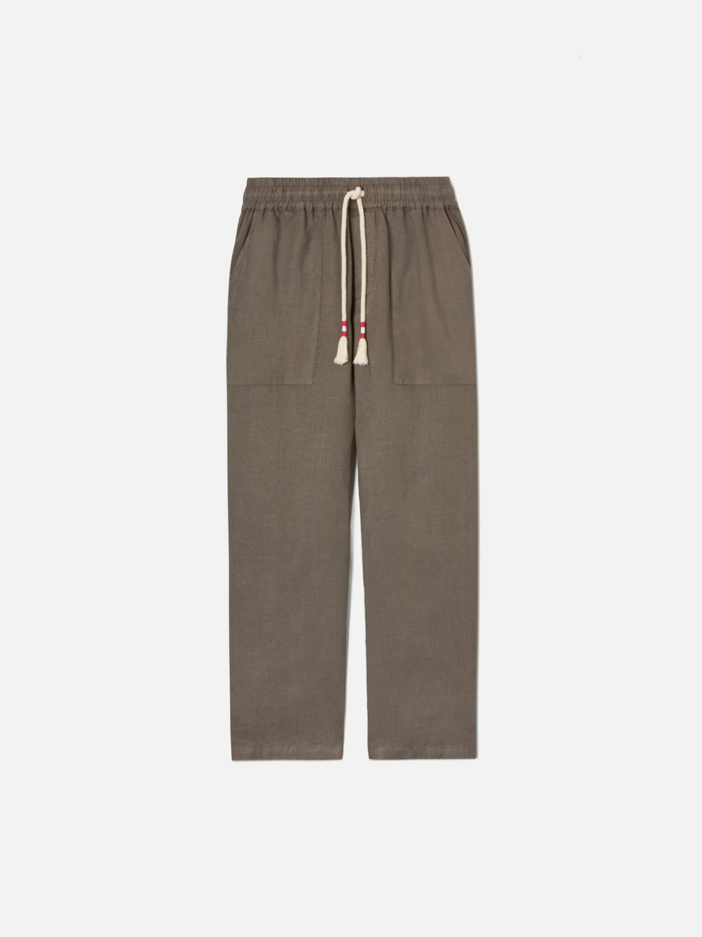 Pantalone Calais lungo kaki in puro lino