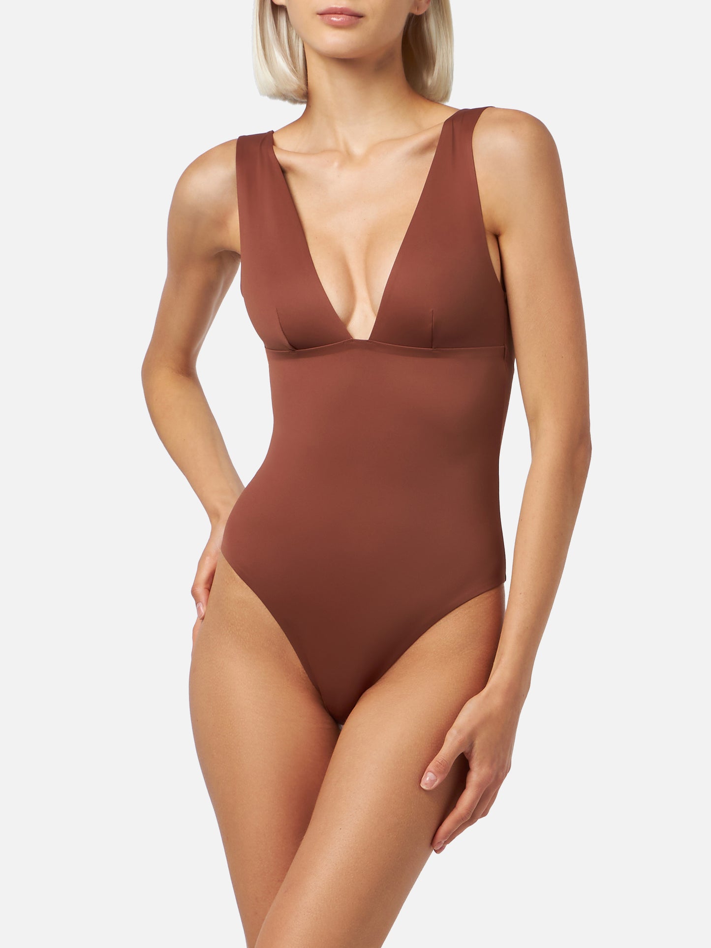Woman heatsealed one-piece swimsuit Calliope
