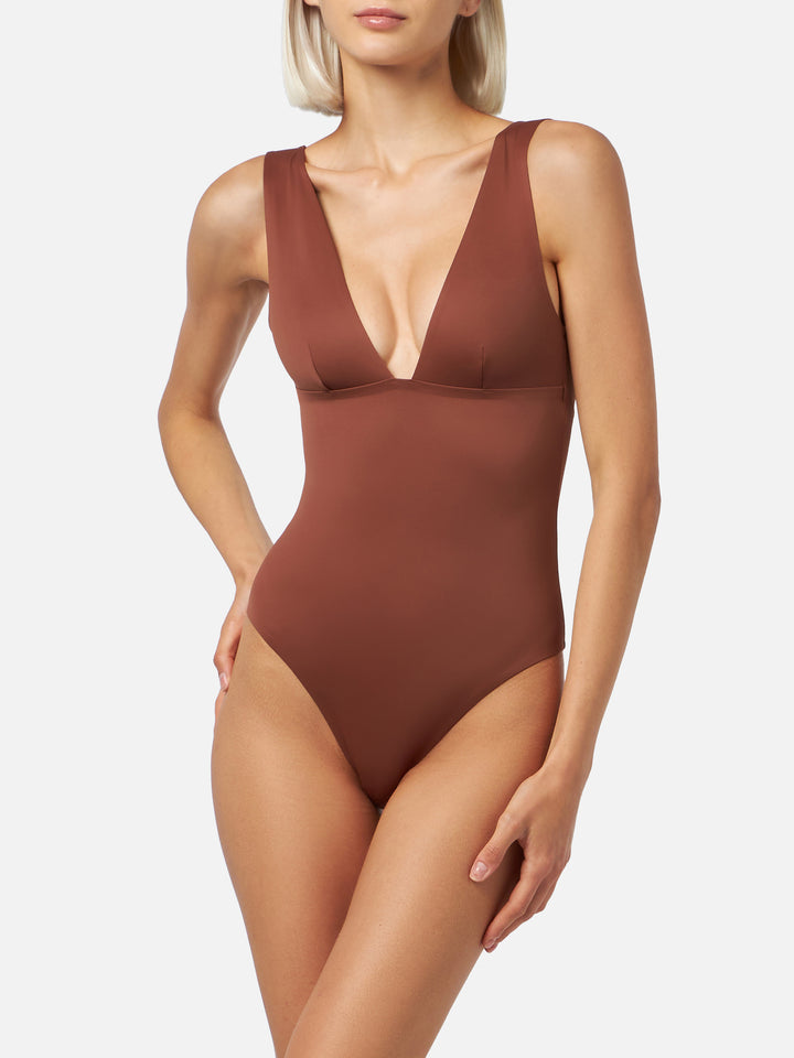 Woman heatsealed one-piece swimsuit Calliope