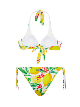 Bralette bikini Camille Yali with lemon print - MC2 Saint Barth