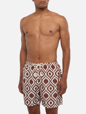 Man swim shorts with pattern