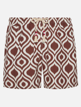 Man swim shorts with pattern