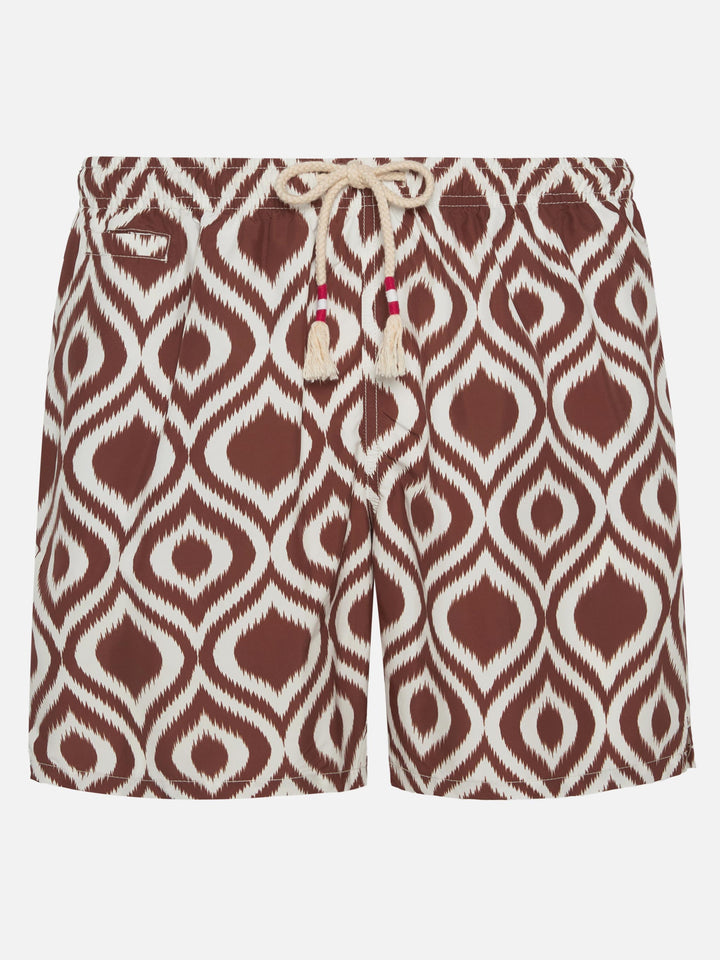 Man swim shorts with pattern