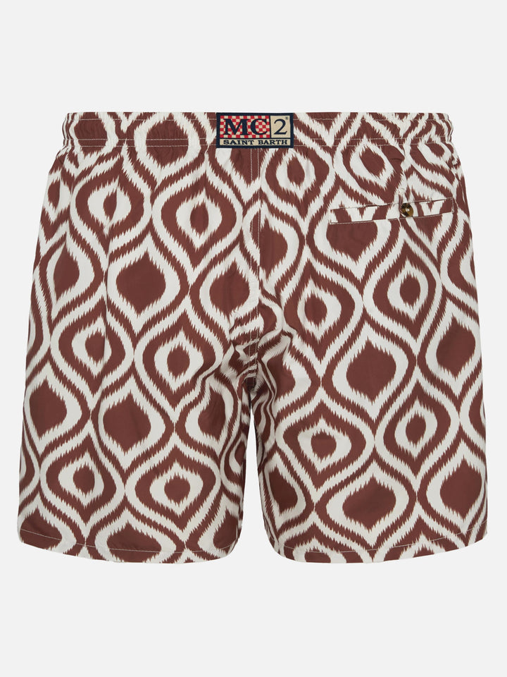 Man swim shorts with pattern