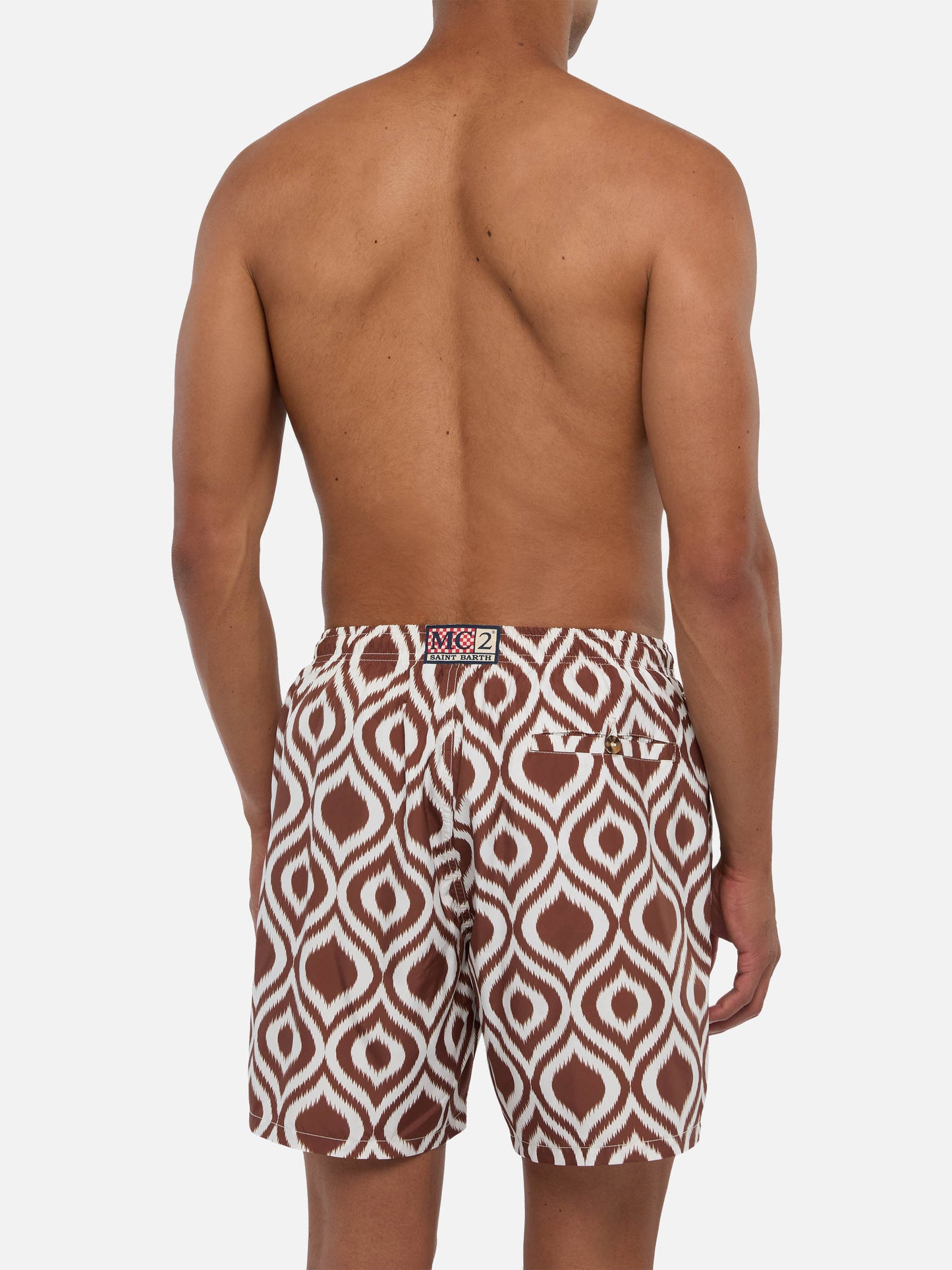 Man swim shorts with pattern