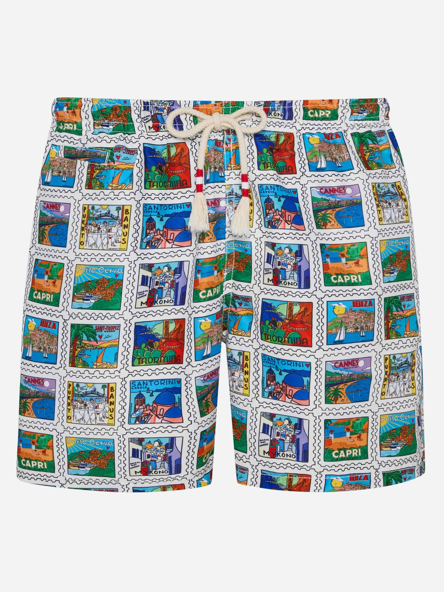 Man swim shorts with summer print | ALESSANDRO ENRIQUEZ SPECIAL EDITION
