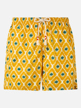 Man swim shorts with geometric print