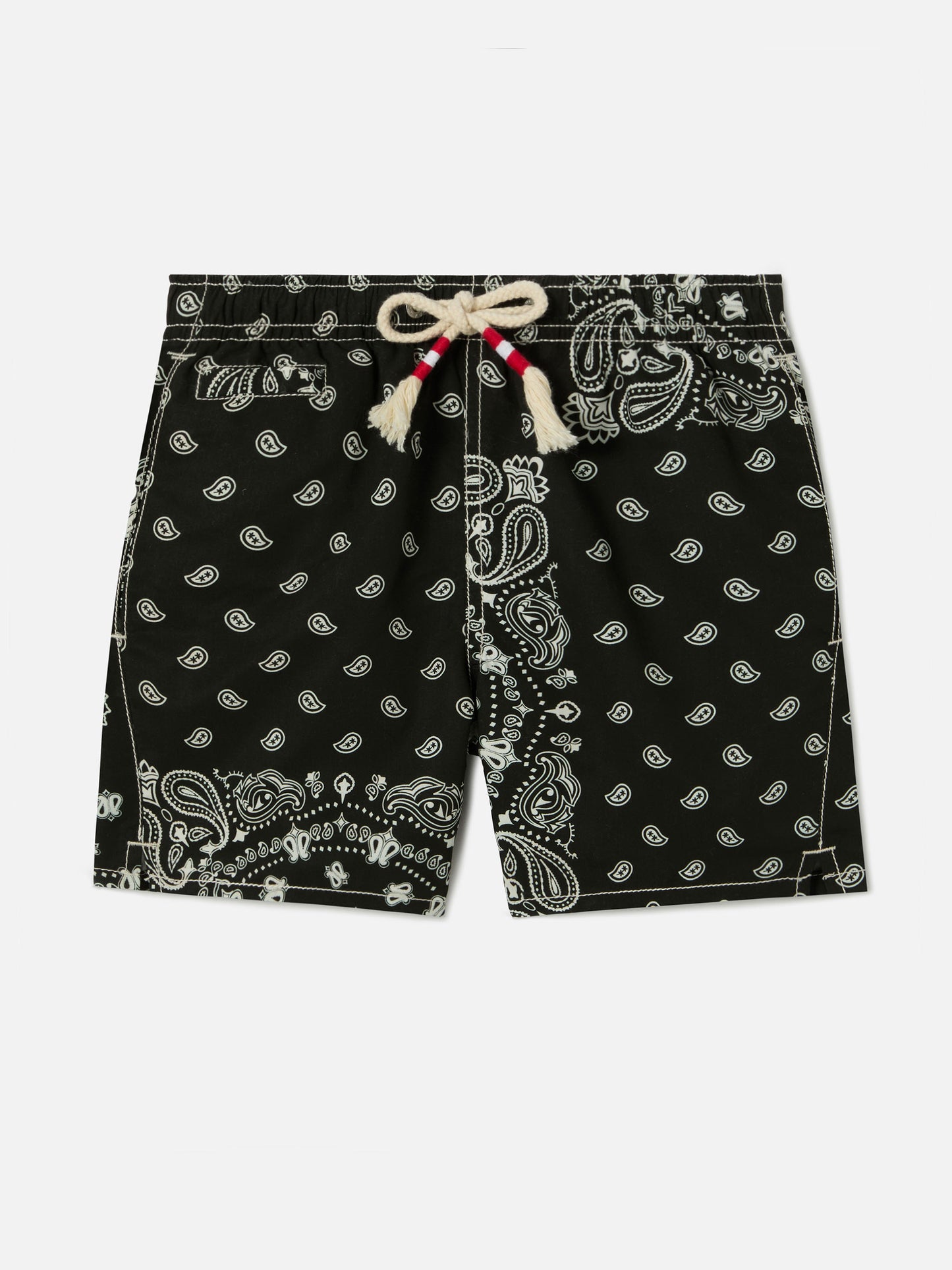 Costume Caprese Jr con stampa bandana nera