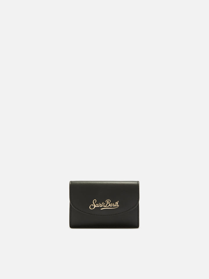 Portacarte Card Holder in pelle nera